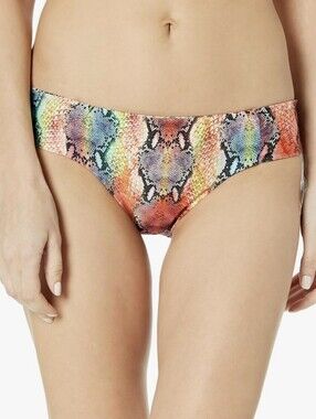 LULI FAMA My Way Side Tab Reversible Bikini Bottoms NWT
